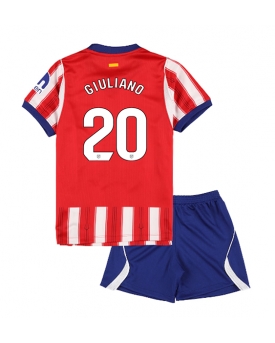 Atletico Madrid Giuliano Simeone #20 Maglia Gara Casa Repliche 2026-27 Bambino Maniche Corte Atletico Madrid Giuliano Simeone #20 Maglia Gara Casa Repliche 2026-27 Bambino Maniche Corte